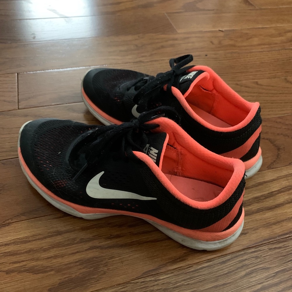 Nike Black and Pink Shoes